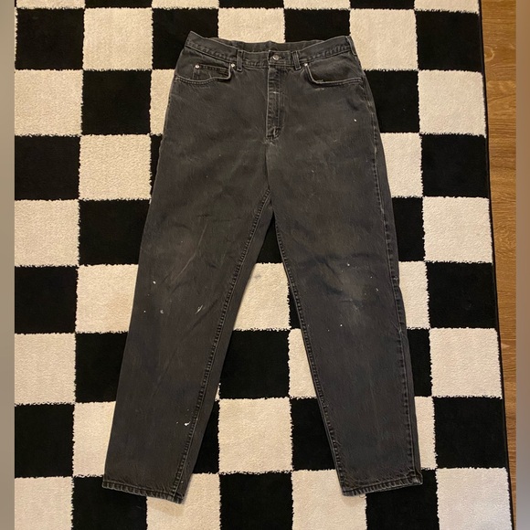 Vintage Lee Painted Jeans 36x34 - Picture 1 of 6